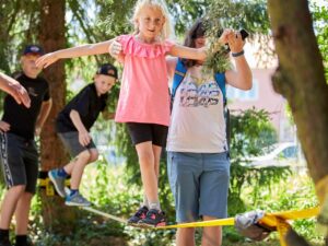 slackline foto Jiří Coubal