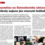 Časopis Moderní obec o Kutnohorsku