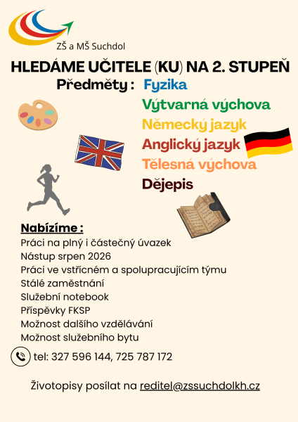 volná místa Suchdol